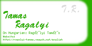 tamas ragalyi business card